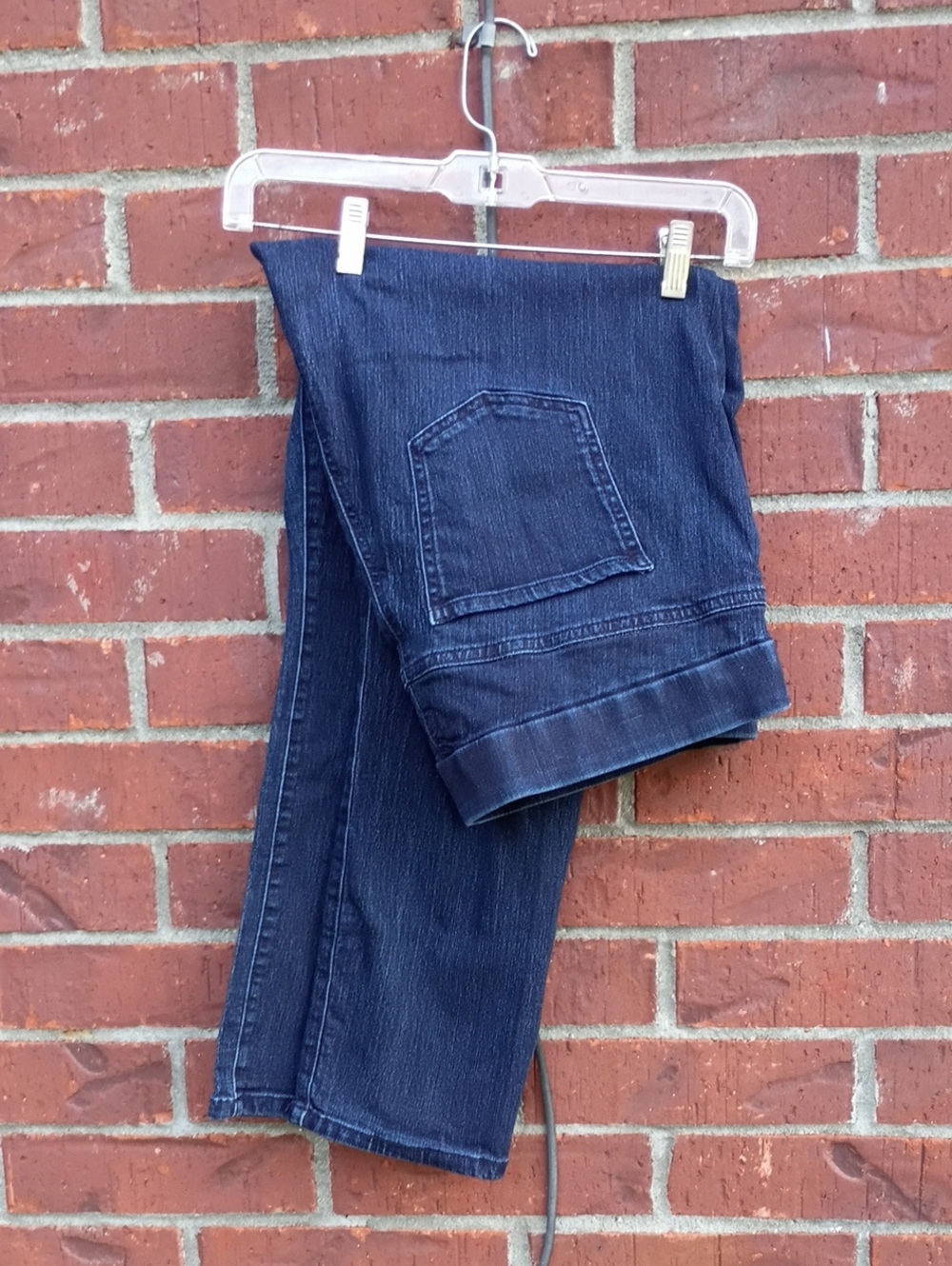 Kim Rogers Dark Blue Straight Leg Jeans